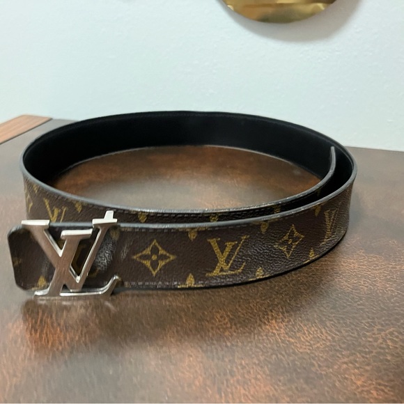 Men’s Louis Vuitton Belt Monogram Silver - Picture 2 of 10